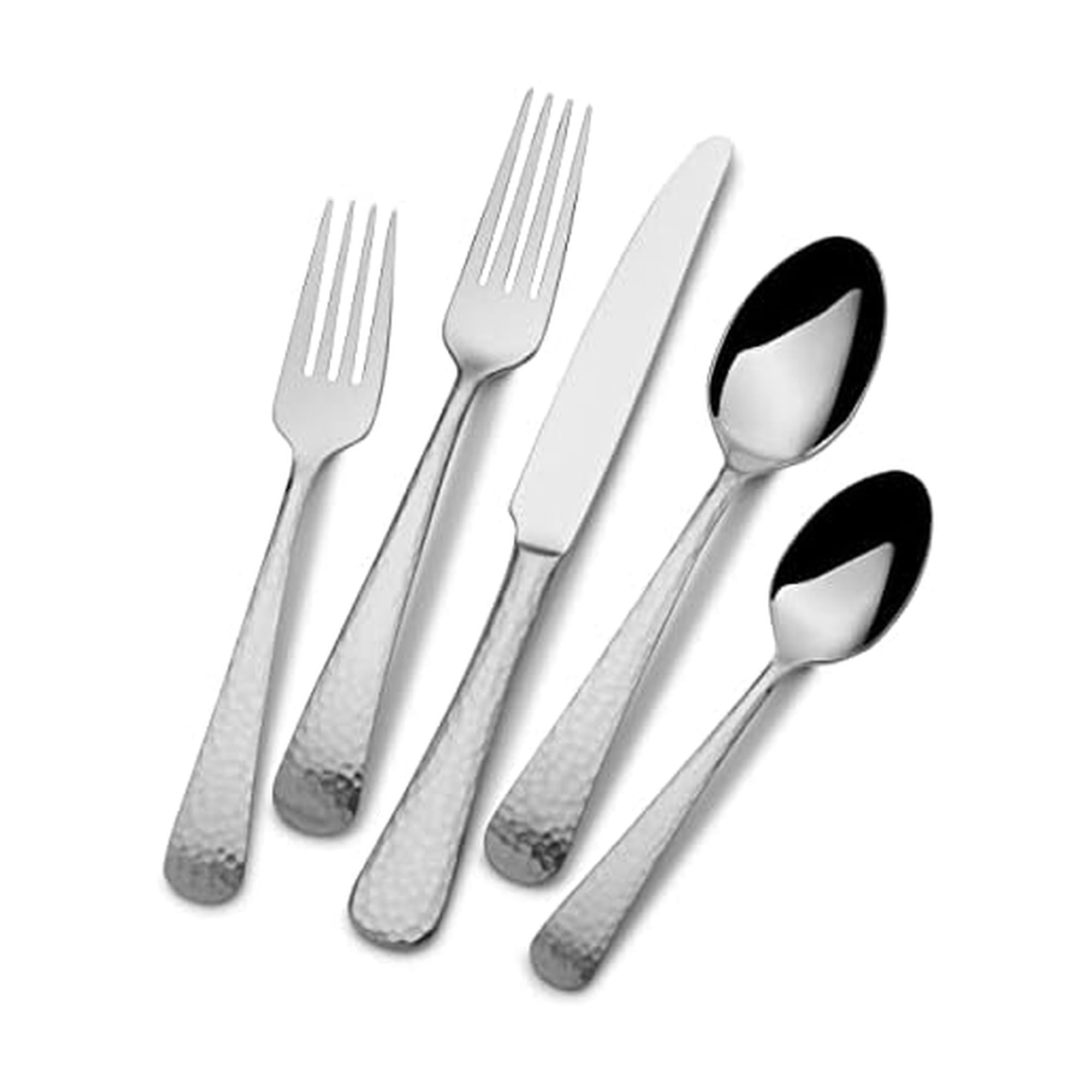 Amazon.com: Mikasa Hammered Opulent 75-Piece Flatware Set: Home